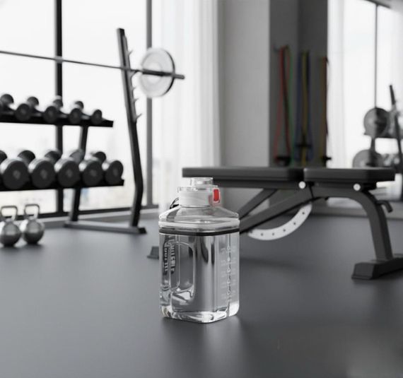 Спортивна біла фляга з BPA-free матеріалу (2.2 л) — зручне рішення для щоденного зволоження | Зображення 8