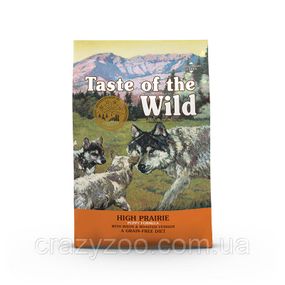 Сухий корм для цуценят Taste of the Wild High Prairie Puppy Formula з бізоном і запеченою косулею 2 кг 2577-HT18