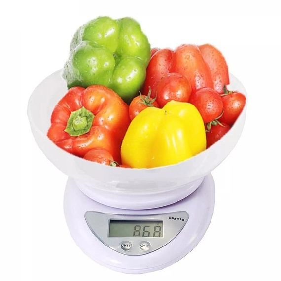 Весы для взвешивания продуктов Kitchen B05 5кг | Электрические кухонные весы | OA-429 Весы пищевые | Зображення 5