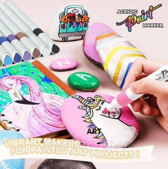 Набор акварельных маркеров 12 шт Water Color Pen 635-12 ∙ Акварельные маркеры Water Color Pen 635-12 | Зображення 2