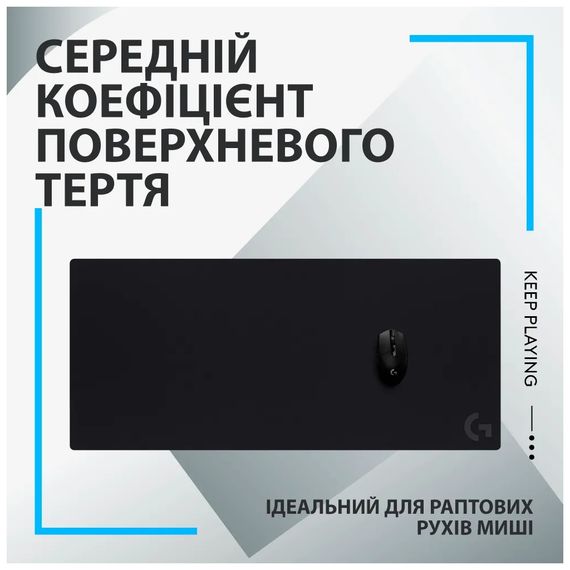 Килимок для мишки Logitech G840 Gaming Mouse Pad Black (943-000778) | Зображення 5