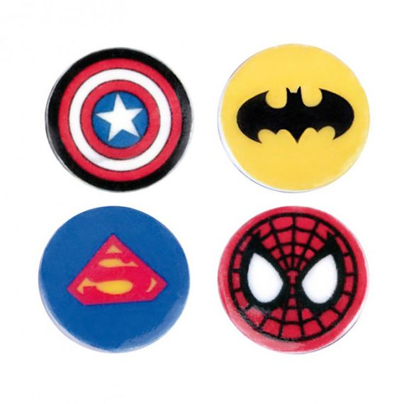 Детский набор для лепки из полимерной глины "Значки Супергерои" (ПГ-007) PG-007 значки | Зображення 1