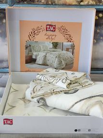 Постельное белье Tac Evara Сатин Евро размер