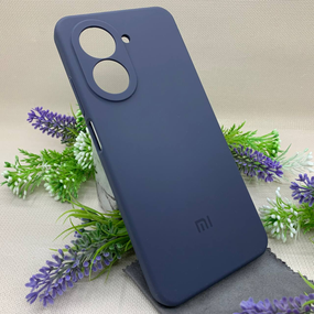 Чохол з логотипом для Xiaomi Redmi A5 | Протиударний | Soft Touch | Синій