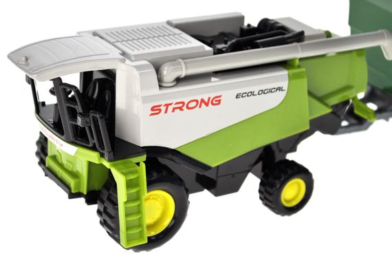 Комбайн 955-196 з причіпом, в коробці р.40,8x9,3x11,8 см YG Toys | Зображення 2