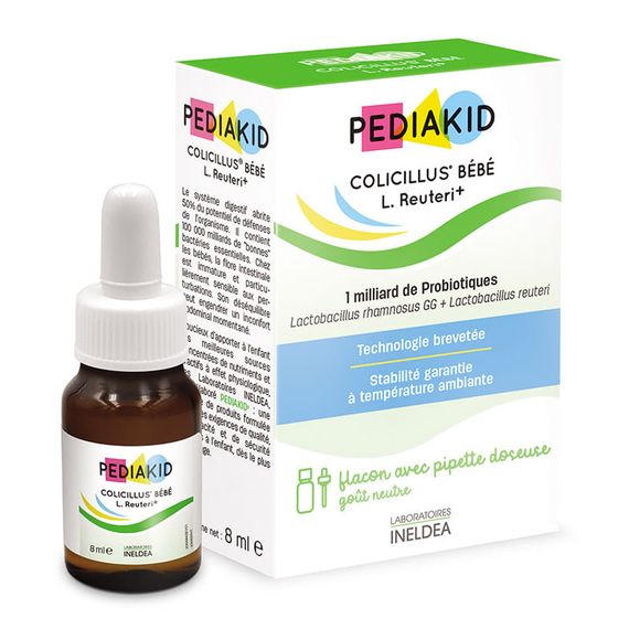 Комплекс для профілактики травлення у дітей Pediakid Colicillus® Bebe L. Reuteri + 8 ml /16 servings/
