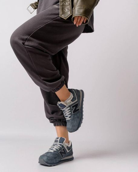 Жіночі кросівки ew 574 Dark Grey Fur 39 | Зображення 1