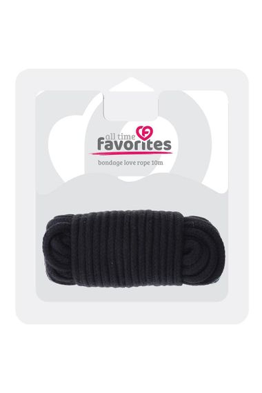 Мотузка для бондажа BONDX LOVE ROPE - 10m, BLACK, Черный | Зображення 2