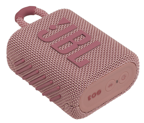 Портативна акустика JBL Go 3 Pink (JBLGO3PINK) (JBLGO3PINK) | Зображення 5