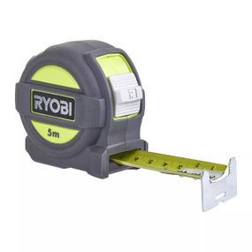 Рулетка Ryobi RTM5M, 5*25ммм, двухстороннее нейлоновое покрытие, TPR корпус, 4 заклепки (5132004360)