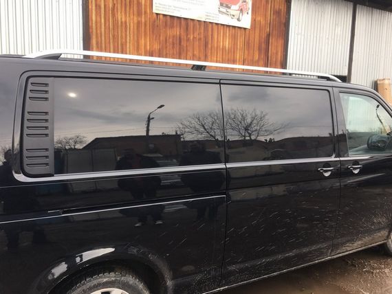 Рейлінги CROWN (сірий мат) Довга база для Volkswagen T5 Transporter 2003-2010 рр | Зображення 2