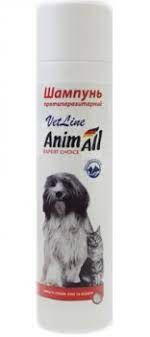 Шампунь антипаразитарний AnimAll VetLine для котів та собак 250 мл.  250 мл