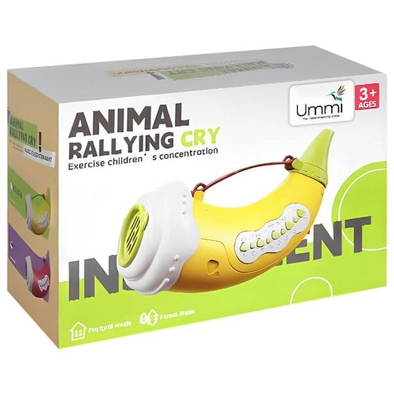Музыкальная интерактивная игрушка Ummi ME-211 Animal Rallying Cry Yellow | Зображення 5