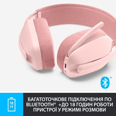 Навушники Logitech Zone Vibe 100 Wireless Rose (981-001224) (981-001224) | Зображення 4
