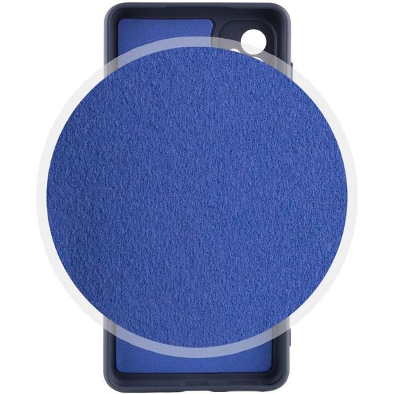 Чехол TPU GETMAN Liquid Silk Full Camera для Samsung Galaxy A16 4G/5G Синий / Midnight Blue | Зображення 2