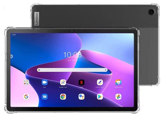 Силиконовый чехол бампер Primolux Silicone для планшета Lenovo Tab M10 3rd Gen 10.1" TB328 - Clear | Зображення 1