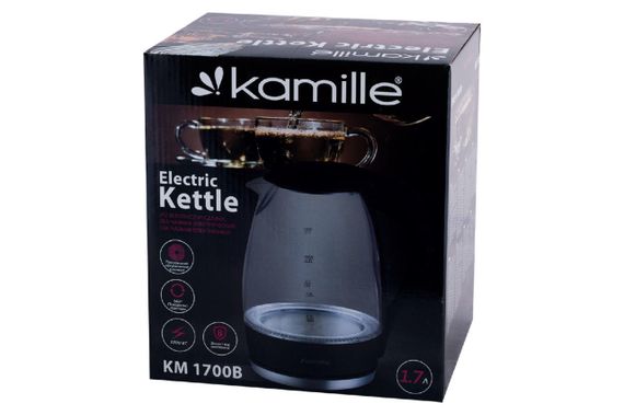Электрочайник Kamille KM-1700B | Зображення 2