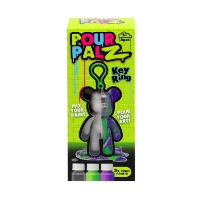 Набор для творчества ToyMonster Pour Palz Флюид Арт - Брелок Мишка (GS-G08162) | Зображення 5