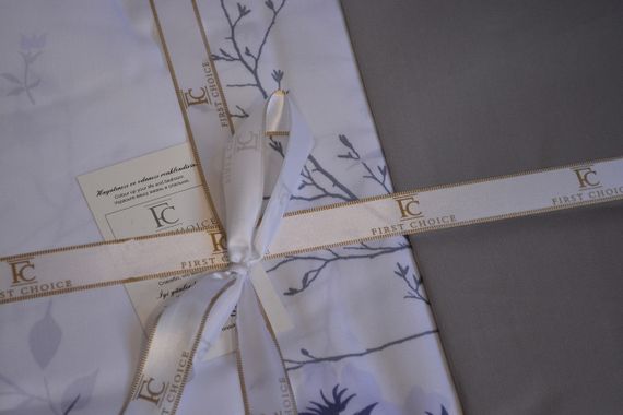 Постельное белье First Choice Cotton Satin 200 х 220 см Leena Lilac | Зображення 3