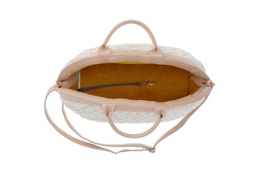 Сумка-переноска для собак і котів Misoko&Co, 40 см х 35 см х 22 см, бежевий | Зображення 4