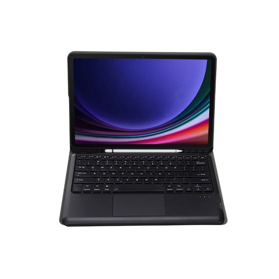Чохол до планшета BeCover Keyboard+TouchPad Samsung Tab S9 Plus (SM-X810/SM-X816)/S9 FE Plus (SM-X610/SM-X616) 12.4" Black (712368) | Зображення 1