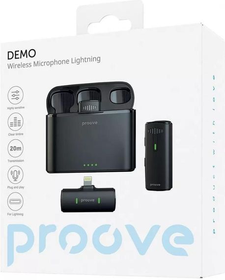 Мікрофонна радіосистема для смартфона Proove Demo Lightning (PMDM00010102) | Зображення 3