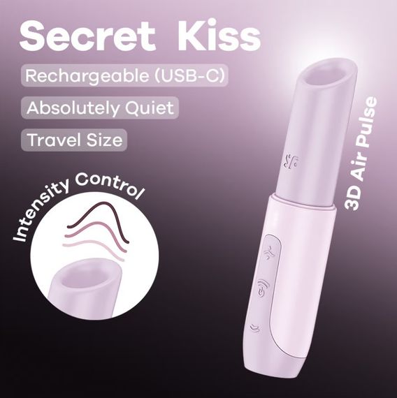 Кліторальний стимулятор - Secret Kiss sexstyle