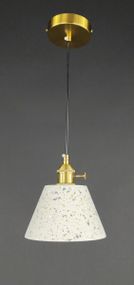 Люстра підвісна на 1 лампочку 27691 Латунь 25-180х16х16 см.