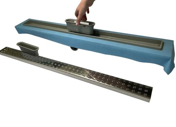 Душовий канал з горизонтальним фланцем Maxiflow Standart Line 60 см решітка Квадрат 4022.TY050K.060.1 | Зображення 3