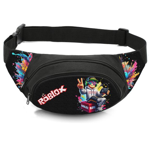 Сумка-бананка дитяча з принтом Roblox поясна сумка для хлопчика (4446)