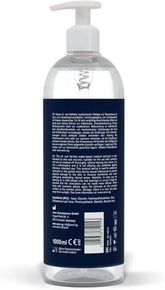 Лубрикант - My.Size Lube Me 2in1, 1000 мл Sex Aura | Зображення 1