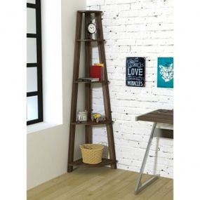 Стеллаж угловой Loft Design L-180 орех модена