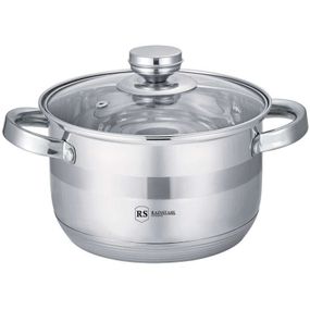 Каструля Rainstahl RS-2700-22 22 см 5.1 л срібляста