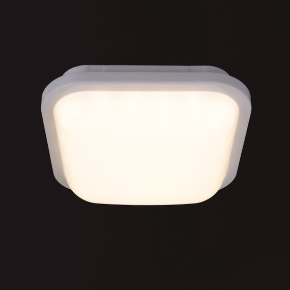 Уличный настенный ЛЕД светильник AL-15SQ/15W NW IP54 WH | Зображення 4