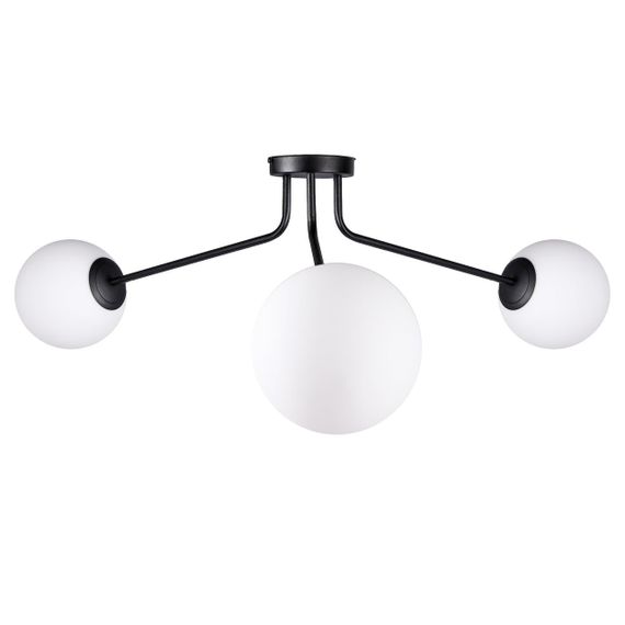 Люстра стельова (світильник) Opal 1803 Чорний, Atmolight | Зображення 1