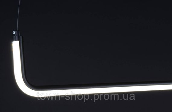 Люстра потолочная LED H28L-1-900-bk Черный 20-150х12х92 см. | Зображення 9