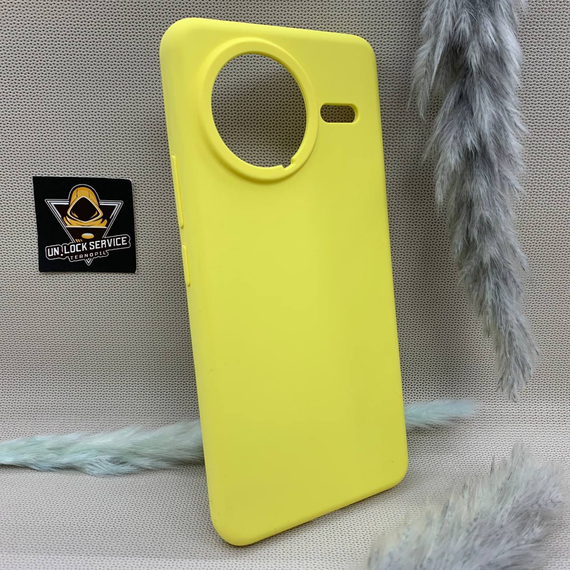 Чохол м'який для Poco F7 Pro Протиударний | Soft Touch | Жовтий