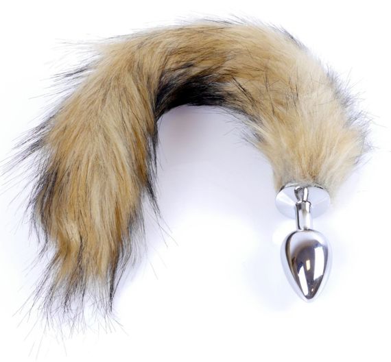 Анальна пробка ( розмір S ) із хвостом Boss Series - Fox TAIL Brown XL, BS6400098 sexstyle | Зображення 4