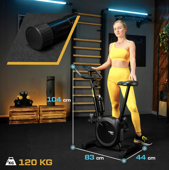 Велотренажер Trex Sport TX-350MB RIZE магнітний чорний | Зображення 4