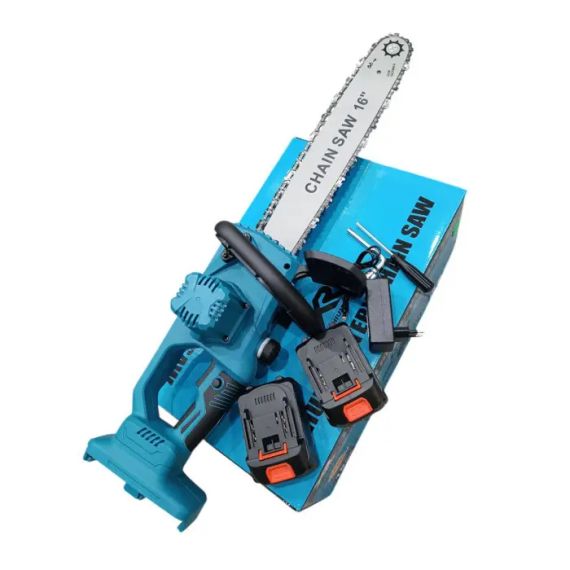 Акумуляторна ланцюгова пилка 16''+2 акумулятори 68В + кейс, Electric Saw / Електропила / Акумуляторна пилка | Зображення 1