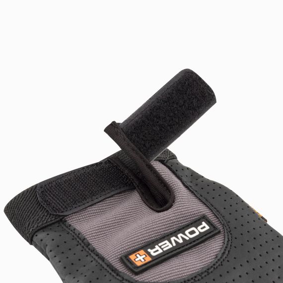 Рукавички для фітнесу Power System PS-2500 Power Plus Black/Grey M | Зображення 3