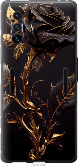 Чехол на Xiaomi Poco F4 GT Роза 3 "5552u-2958-17620"