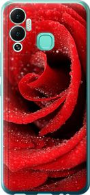 Чехол на Infinix Hot 12 Play Красная роза "529u-2759-17620"