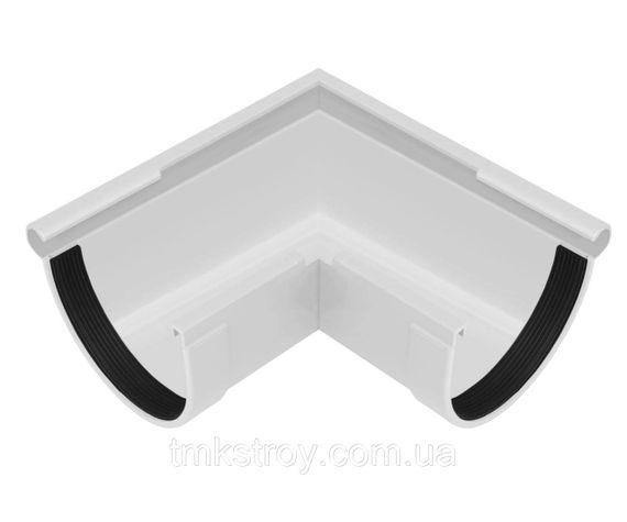 Угол желоба наружный 90°. 130/100 Водосточные системы Rainway (Ренвей).