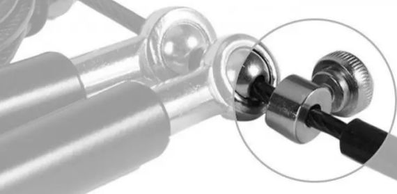 Скакалка швидкісна на підшипниках алюмінієва PowerPlay 4207 Elite Jump Rope Срібна 3 м (PP_4207_Silver) | Зображення 8