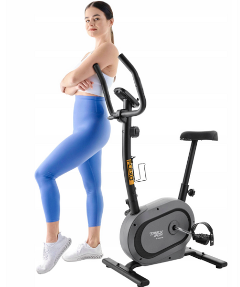 Велотренажер Trex Sport TX-450MB FLEXO магнітний сірий | Зображення 1