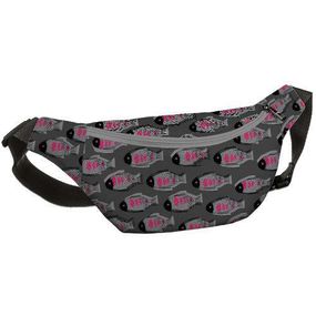 Сумка на пояс бананка Bumbag Рыбки 27x16 см (BB_18J051_SE_BL)