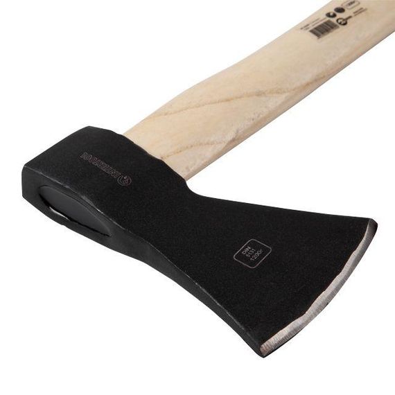 Сокира 1200 г, ручка пекан, 48-57 HRC INTERTOOL HT-0259 | Зображення 1