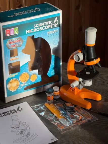 Дитячий мікроскоп Scientific Microscope збільшує у 1200 разів | Зображення 1