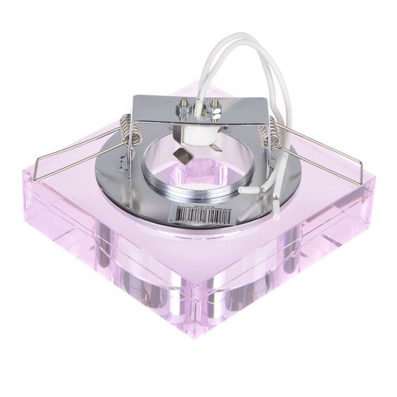 Светильник точечный декоративный HDL-G145 Pink Crystal MR16 | Зображення 1